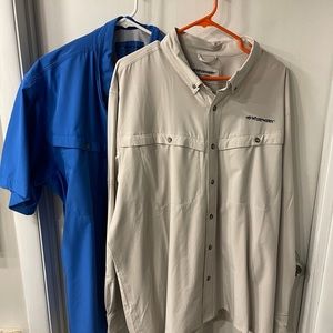 Pair of dress shirts/fishing shirts
